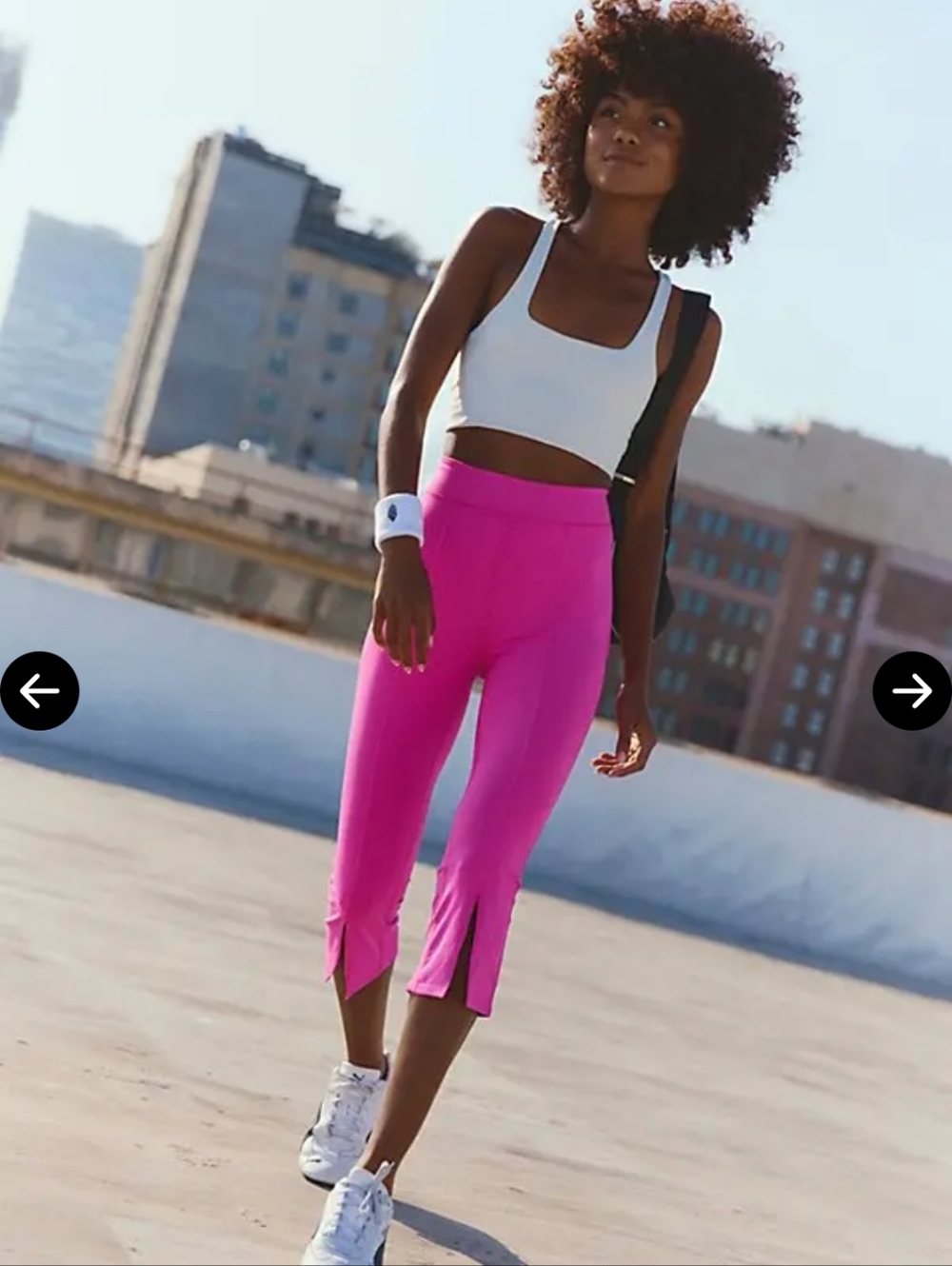 NWOT FP Movement Make It Happen Crop Pants Sz Sm